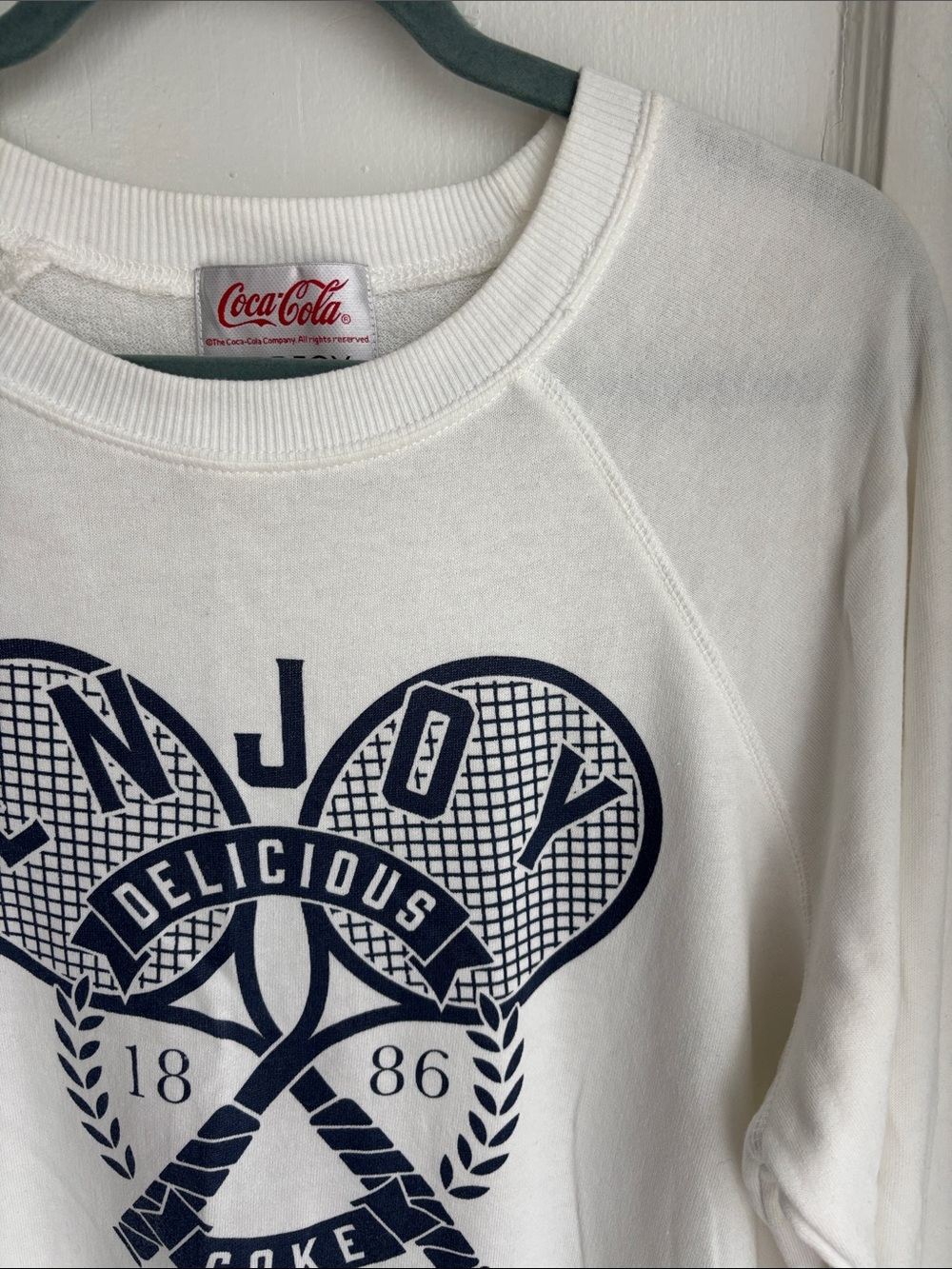 WILDFOX x COCA COLA | Enjoy Delicious Coke Sommers Sweatshirt - Picture 6 of 9
